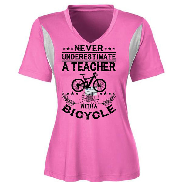 Teacher With A Bicycle T Shirt, I Love Teaching T Shirt, Awesome T-Shirts