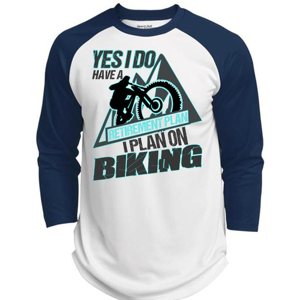 I Plan On Biking T Shirt, I Love Biker T Shirt, Awesome T-Shirts  (Polyester Game Baseball Jersey)