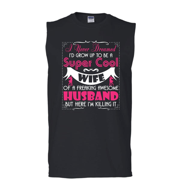 A black t-shirt with the shopify logo