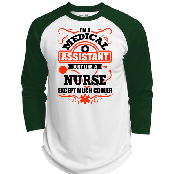 I'm A Medical Assistant T Shirt, I Love Nurse T Shirt, Awesome T-Shirts  (Polyester Game Baseball Jersey)