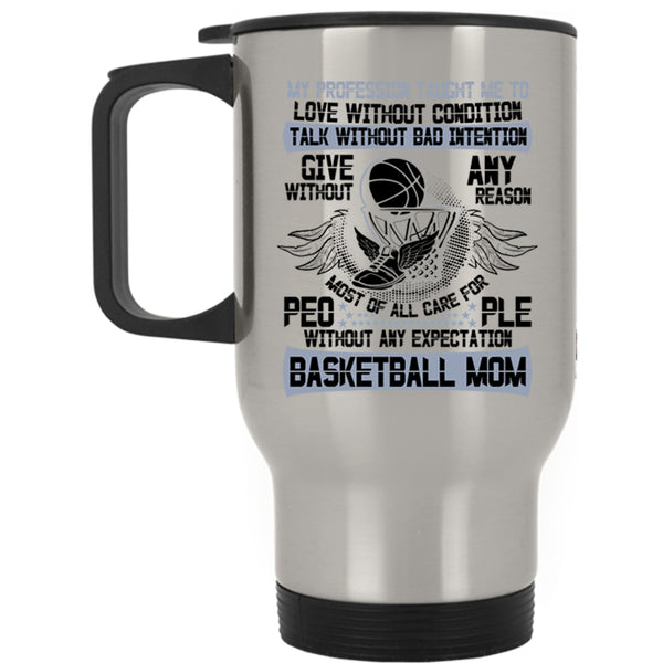 Best Gift For Mommy Travel Mug, Basketball Mom Mug