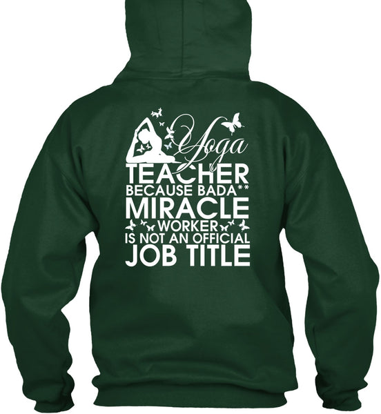 Yoga Teacher T Shirt, Miracle Worker T Shirt