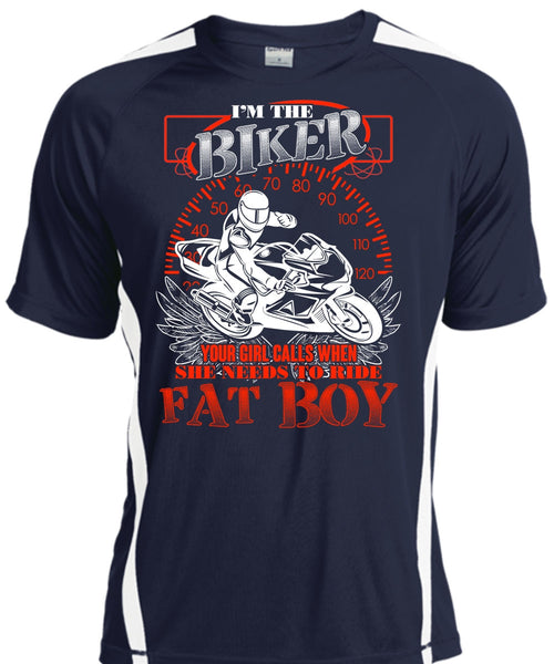 I'm The Biker T Shirt, Ride Fat Boy T Shirt, Cool Shirt