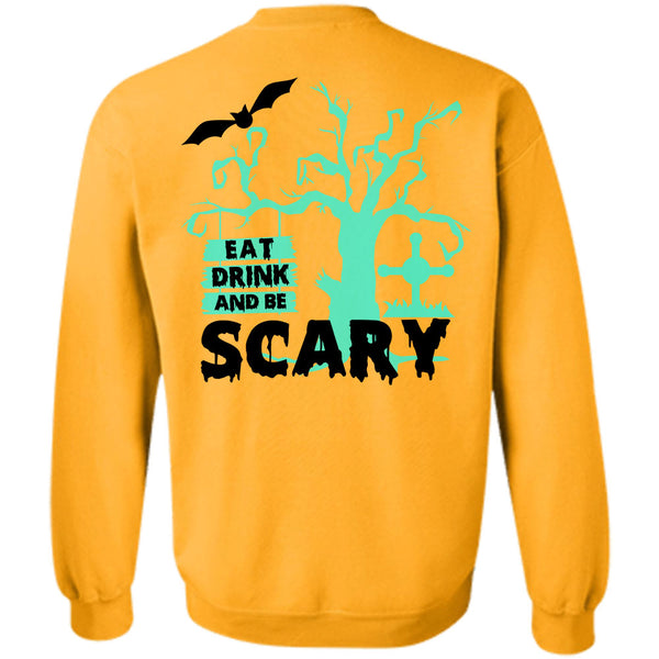Wait For Halloween T Shirt, Eat Drink And Be Scary Sweatshirt