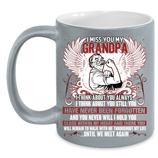 I Miss You My Grandpa Coffee Mug, Awesome Grandpa Coffee Cup