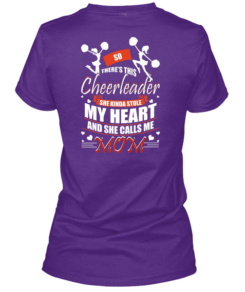 She Calls Me Mom T Shirt, There's This Cheerleader T Shirt