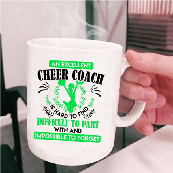 Cute Cheer Coach Coffee Mug, An Excellent Cheer Coach Cup