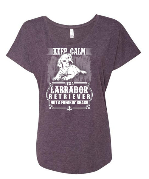 It's Labrador Retriever T Shirt, My Pets T Shirt, Cool Shirt (Ladies' Triblend Dolman Sleeve)