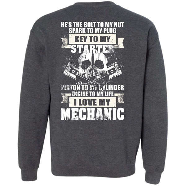 Being A Mechanic T Shirt, Engine To My Life Sweatshirt