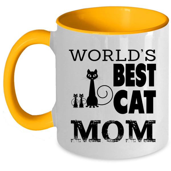 World's Best Cat Mom Mug, I Love My Cats Cup