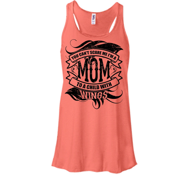 You Can't Scare Me T Shirt, Coolest Mom Tank Top