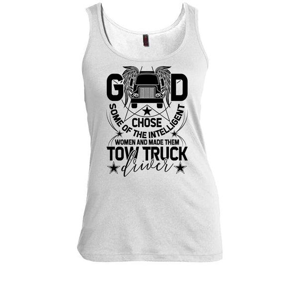 The Intelligent Women T Shirt, Tow Truck Driver T Shirt, Awesome t-shirts
