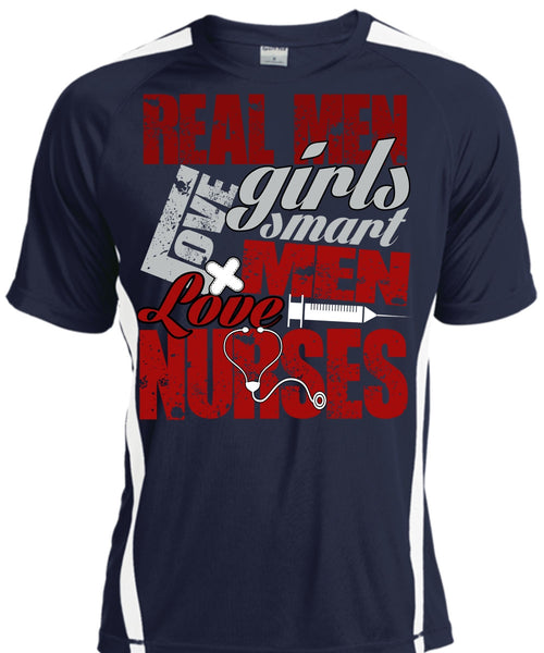 Real Men Love Girls T Shirt, Smart Men Love Nurses T Shirt, Cool Shirt