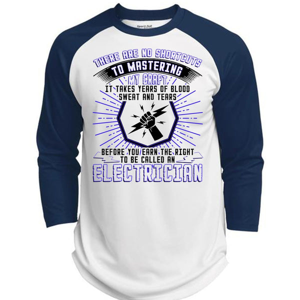 To Be Called An Electrician T Shirt, I Love Electrician T Shirt, Awesome T-Shirts  (Polyester Game Baseball Jersey)