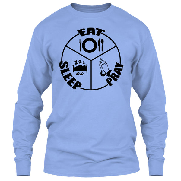 Eat Sleep Pray T Shirt, Gift For Prayer T Shirt