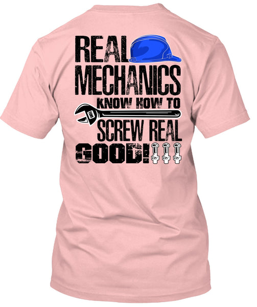 Real Mechanics T Shirt, I Love Mechanic T Shirt