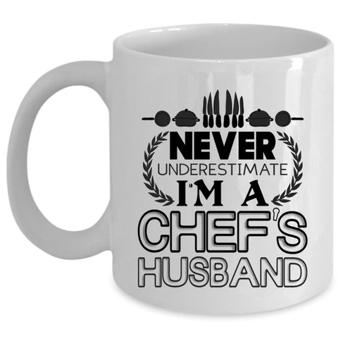Gift For Wedding Coffee Mug, I'm A Chef's Husband Cup