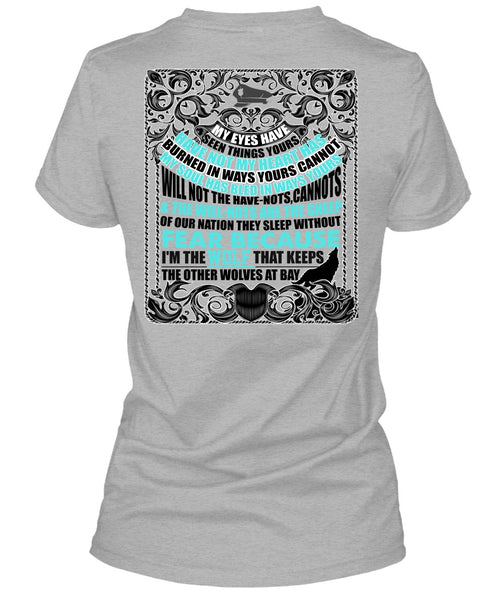 I'm The Wolf T Shirt, I Love Police T Shirt