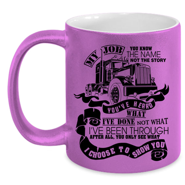 Funny Gift For Trucker Coffee Mug, Best Trucker Ever Accent Mug