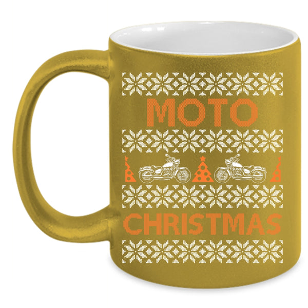 Moto Christmas Coffee Mug, Christmas Gift For Fireman Coffee Cup