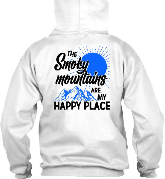 The Smoky Mountains Are My Happy Place T Shirt, I Love Hiking T Shirt