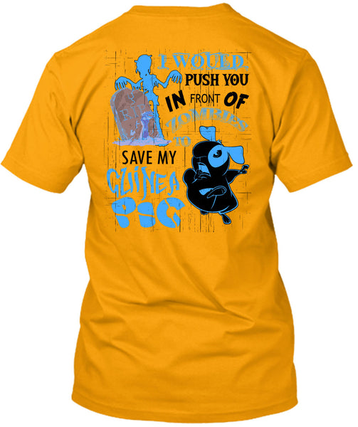 Zombies To Save My Guinea Pig T Shirt, I Love My Dog T Shirt