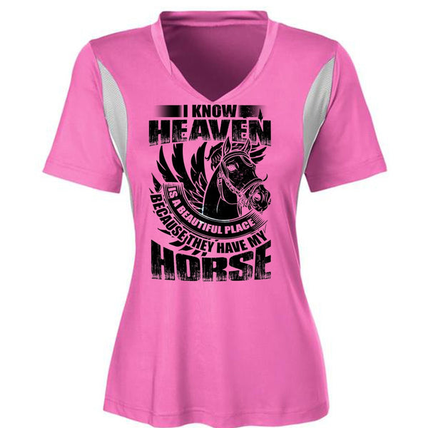 I Know Heaven T Shirt, I Love Equestrian T Shirt, Awesome T-Shirts