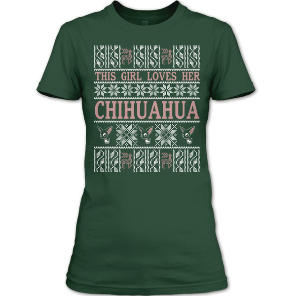 This Girl Loves Her Chihuahua T Shirt, Coolest Chihuahua Lover T Shirt