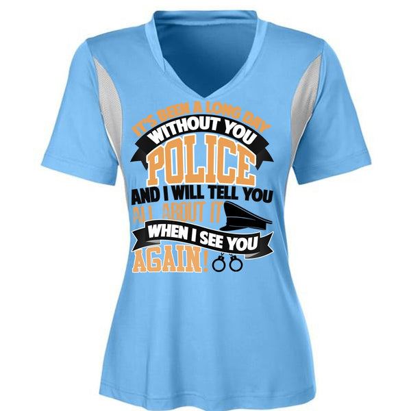 Long Day Without You Police T Shirt, I Love Police T Shirt, Awesome T-Shirts
