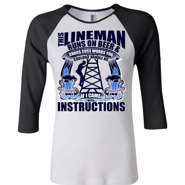 This Lineman Runs On Beer T Shirt, I Love Lineman T Shirt, Awesome T-Shirts