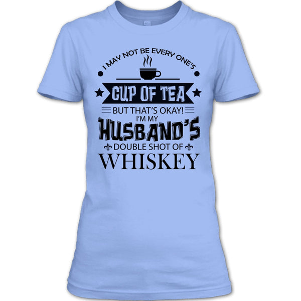 A black t-shirt with the shopify logo