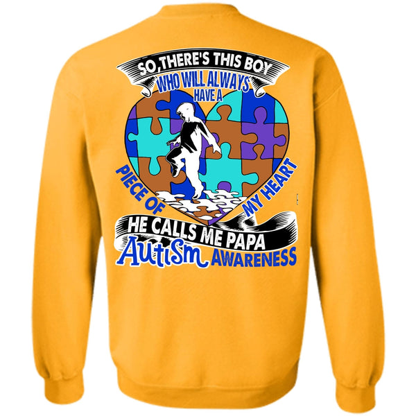 I Love Papa T Shirt, He Calls Me Papa Autism Sweatshirt