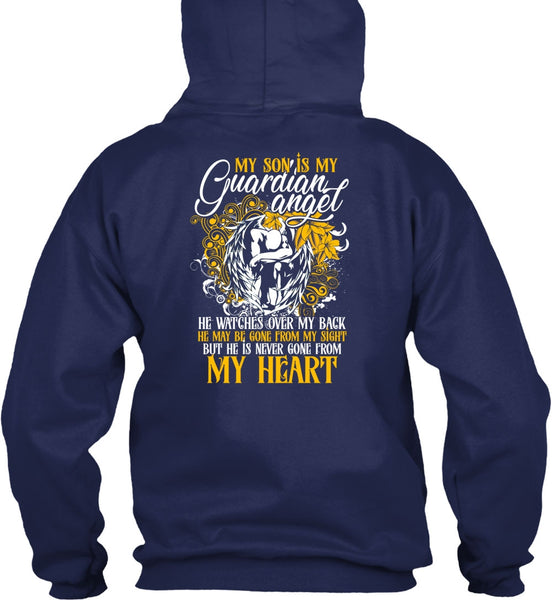 My Son Is My Guardian Angel T Shirt, My Heart T Shirt