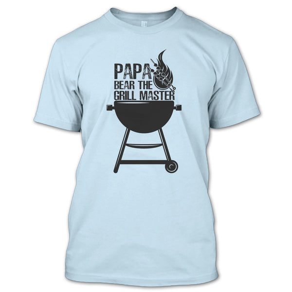 Papa Bear The Grill Master T Shirt, Gift For Papa T Shirt