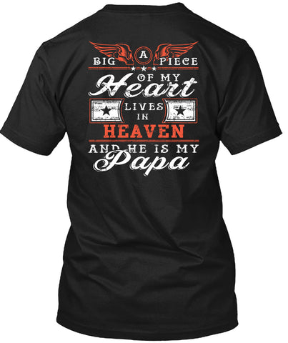 A black t-shirt with the shopify logo