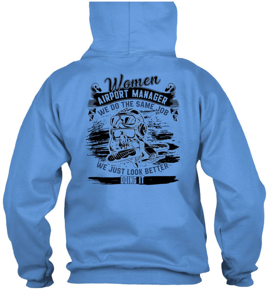 Women Aiport Manager T Shirt, I Love Manager T Shirt