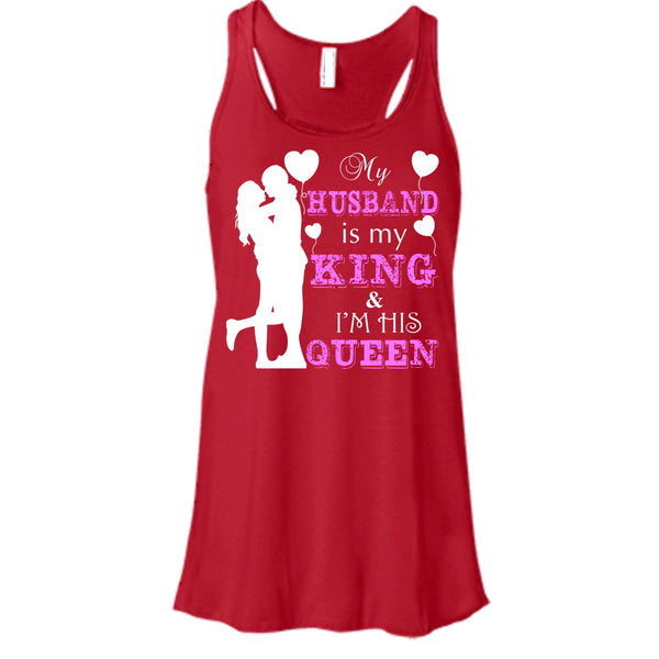My Husband Is My King T Shirt, I'm His Queen T Shirt, Cool T Shirt