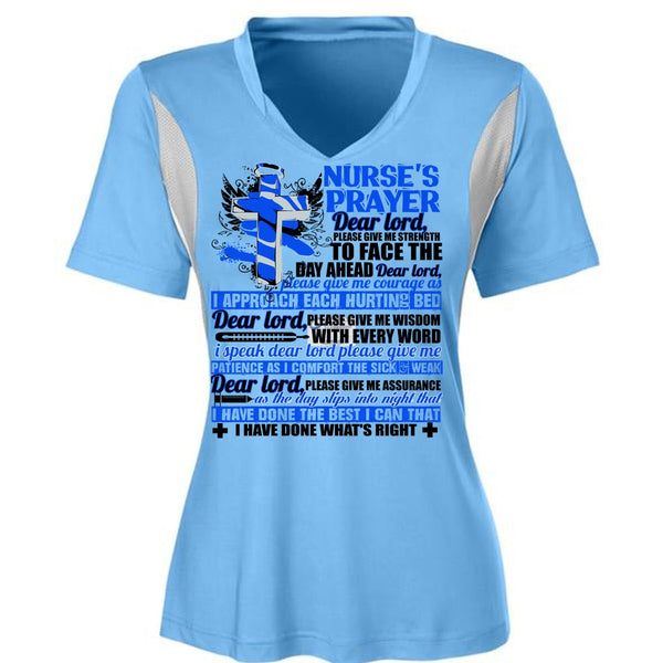 Nurse's Prayer T Shirt, Being A Nurse T Shirt