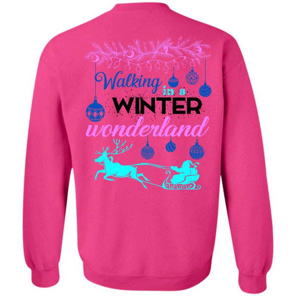 This Girl Loves Christmas T Shirt, Walking Winter Wonderland Sweatshirt