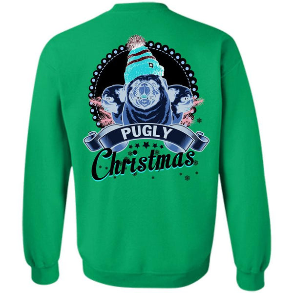 I Love My Dog T Shirt, Pugly Christmas Sweatshirt