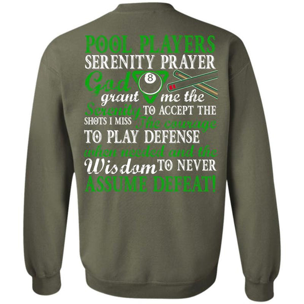 Being A Pool Player T Shirt, I Love Pool Sweatshirt