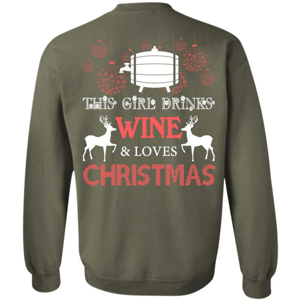 Loves Christmas T Shirt, This Girl Loves Christmas Sweatshirt