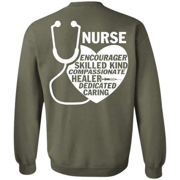 Healer Dedicated Caring T Shirt, I Love Nursing Sweatshirt