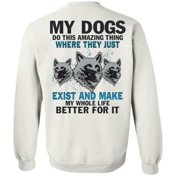 A black t-shirt with the shopify logo