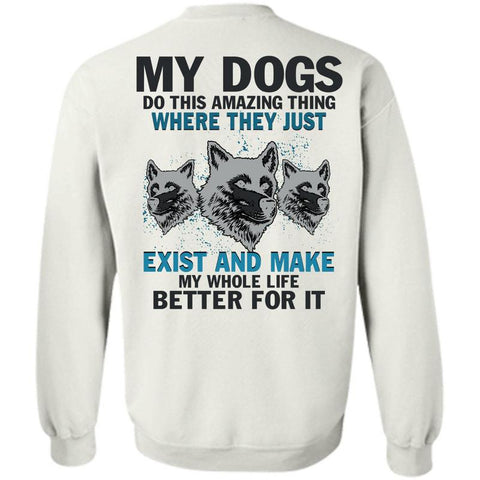 A black t-shirt with the shopify logo