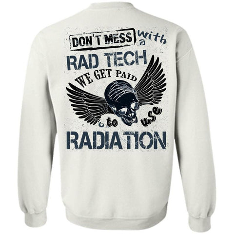 A black t-shirt with the shopify logo