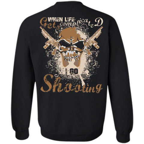 A black t-shirt with the shopify logo