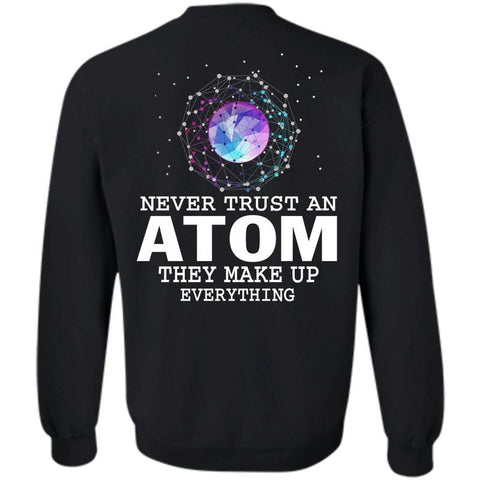 A black t-shirt with the shopify logo