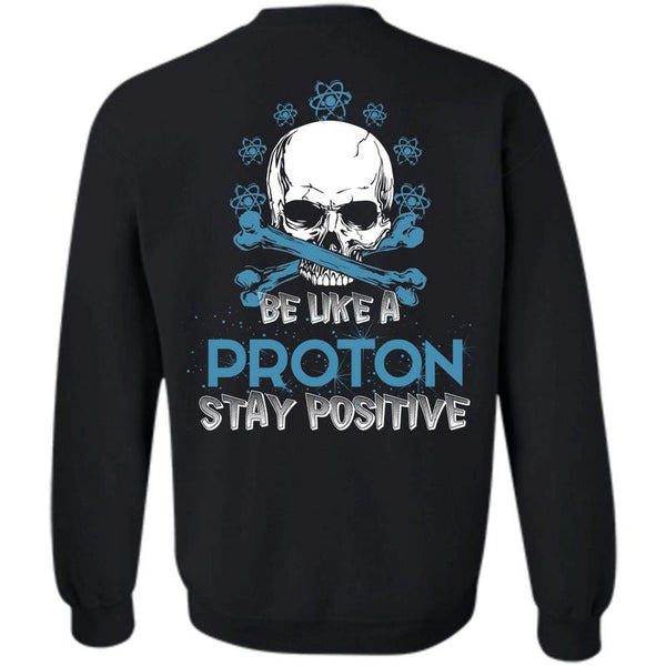 A black t-shirt with the shopify logo