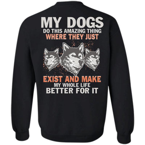 A black t-shirt with the shopify logo